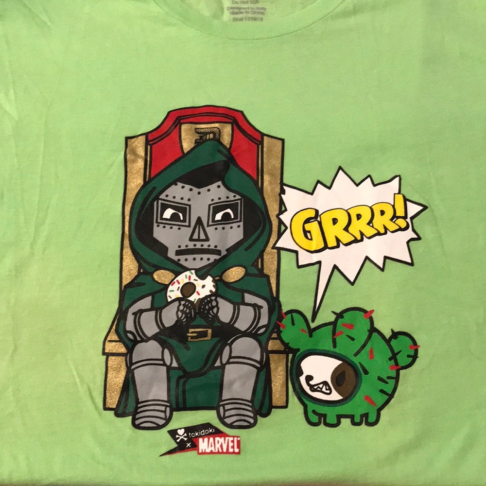 Tokidoki Marvel Green T Shirt